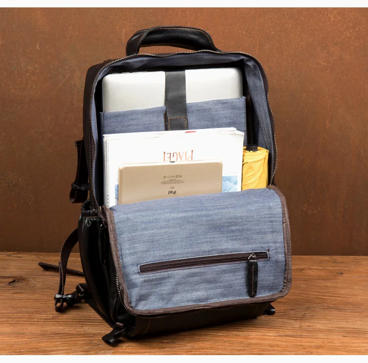 Мужские рюкзаки из натуральной кожи, вместительная мужская сумка на плечо для ноутбука, винтажный мягкий черный кожаный рюкзак для путешествий, сумки для багажа