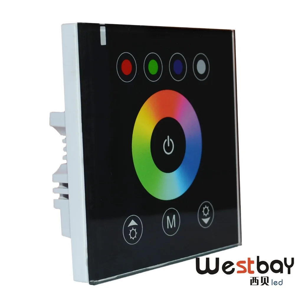 Free shipping, DIY home lighting NEW RGBW LED Touch Panel Controller