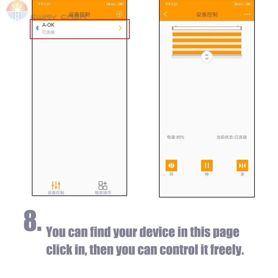 EWAY Каса смартфон Bluetooth Управление Жалюзи мотор моторизованные жалюзи привод шарик веревка привод для панели солнечных батарей и DC мощность NO. BM_AM43