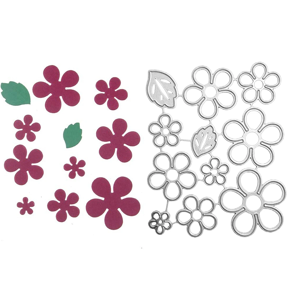 

Flower Spring Leaf Metal Cutting Dies Stencil Scrapbooking Photo Album Card Paper Embossing Craft DIY Scrapbooking Card Album