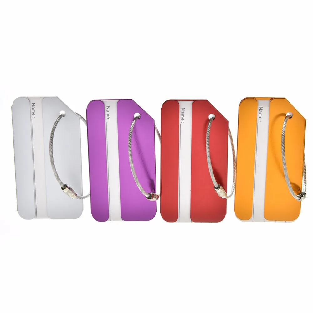

1PC New ID Address Holder Luggage Label Identifier bag accessories nice LD Travel Accessories Suitcase Luggage Tags