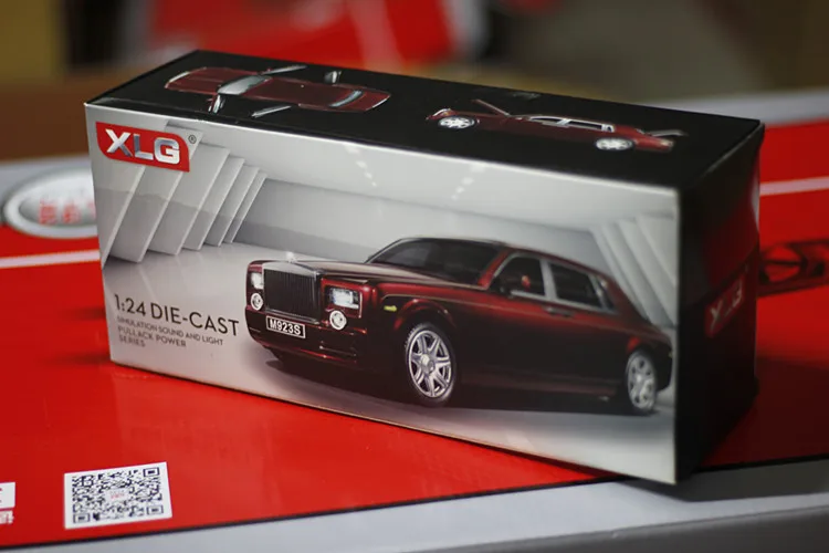 1:24 литая под давлением модель автомобиля из сплава Rolls Royce Phantom Металлический Игрушечный Автомобиль колеса симулятор звуковой светильник вытяжной автомобиль коллекция детский подарок