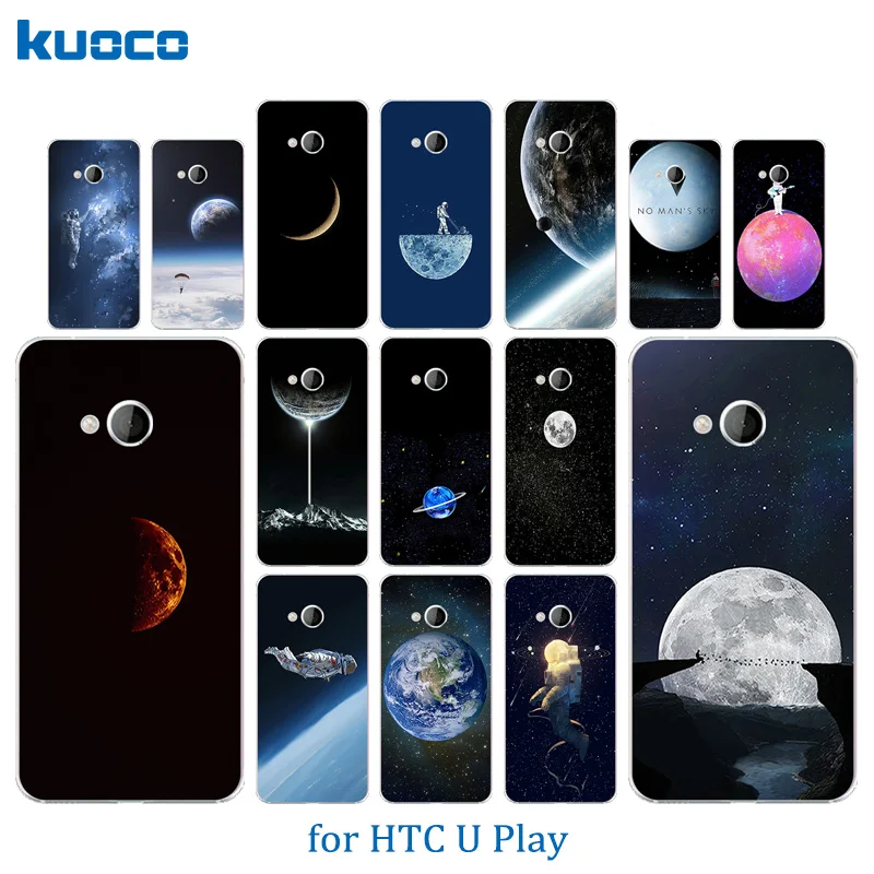 5 2 дюйма для HTC U Play Alpine Мягкий силиконовый чехол телефона прозрачный с рисунком