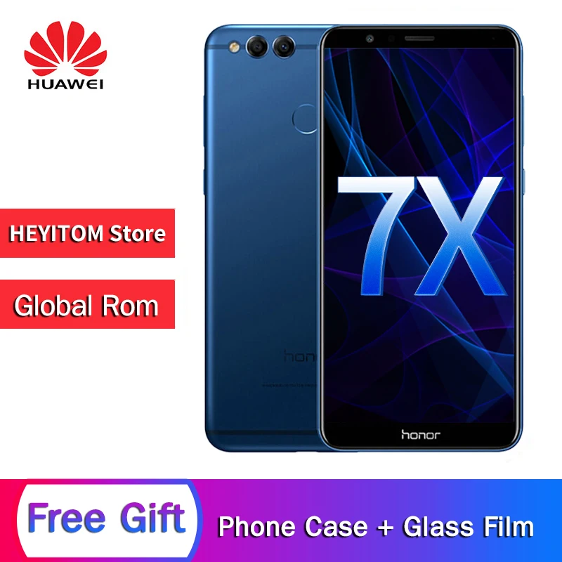 

The original Honor 7X Octa core dual rear camera 3340mAh 5.93in 2160 * 1080P fingerprint