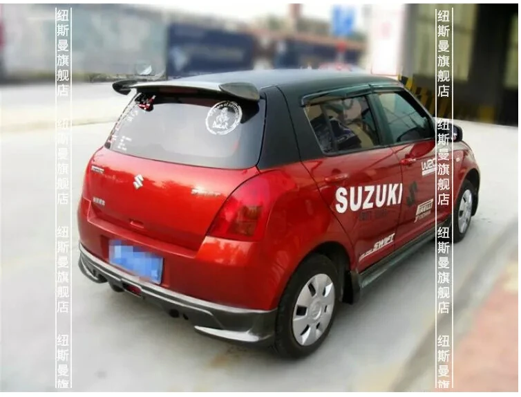 Спойлер для Suzuki Swift 2005- высокое качество Спойлеры заднего крыла крышка диффузор багажника