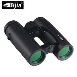 BIJIA 10X32 компактный бинокль для наблюдения за птицами HD военный телескоп для охоты и путешествия высокий четкое видение черный