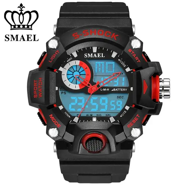 how to set the time on a smael watch