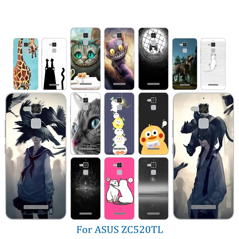 Высококачественная задняя крышка для ASUS Zenfone 3 Max ZC520TL 5 2-дюймовый мягкий