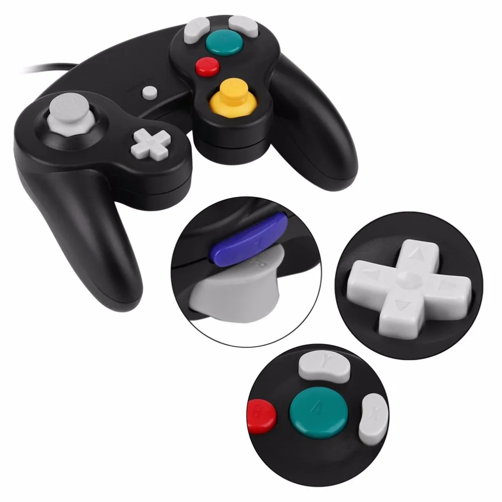 Gamepads New Game Controller Gamepad Joystick five color for Nintendo for GameCube For Wii Wholesale Gamepads New Game Controller Gamepad Joystick five color for Nintendo for GameCube For Wii Wholesale