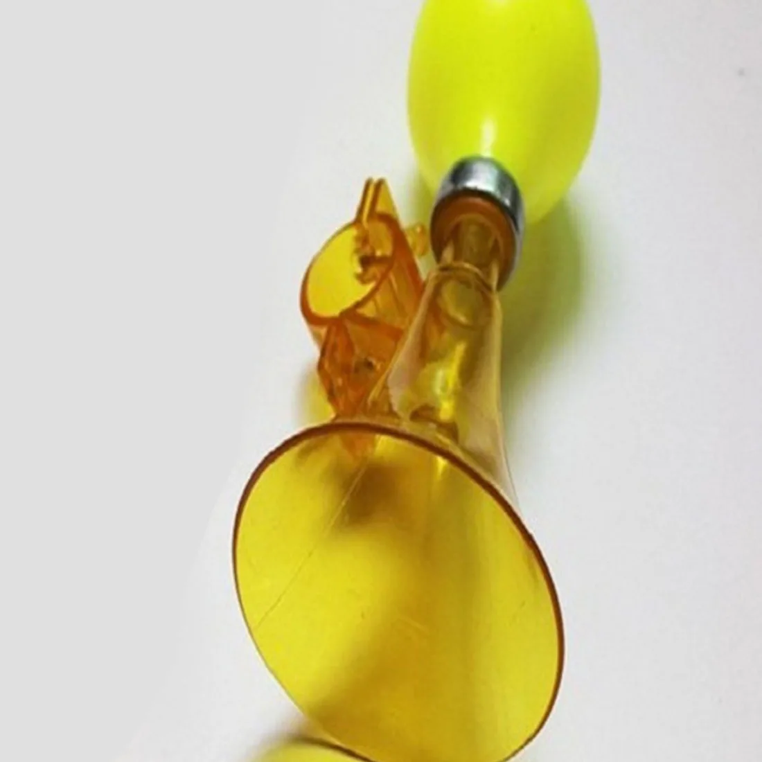 Детский велосипед пластиковый Рог колокольчик труба Предупреждение льная Сигнализация дети bisiklet aksesuar - Цвет: Цвет: желтый