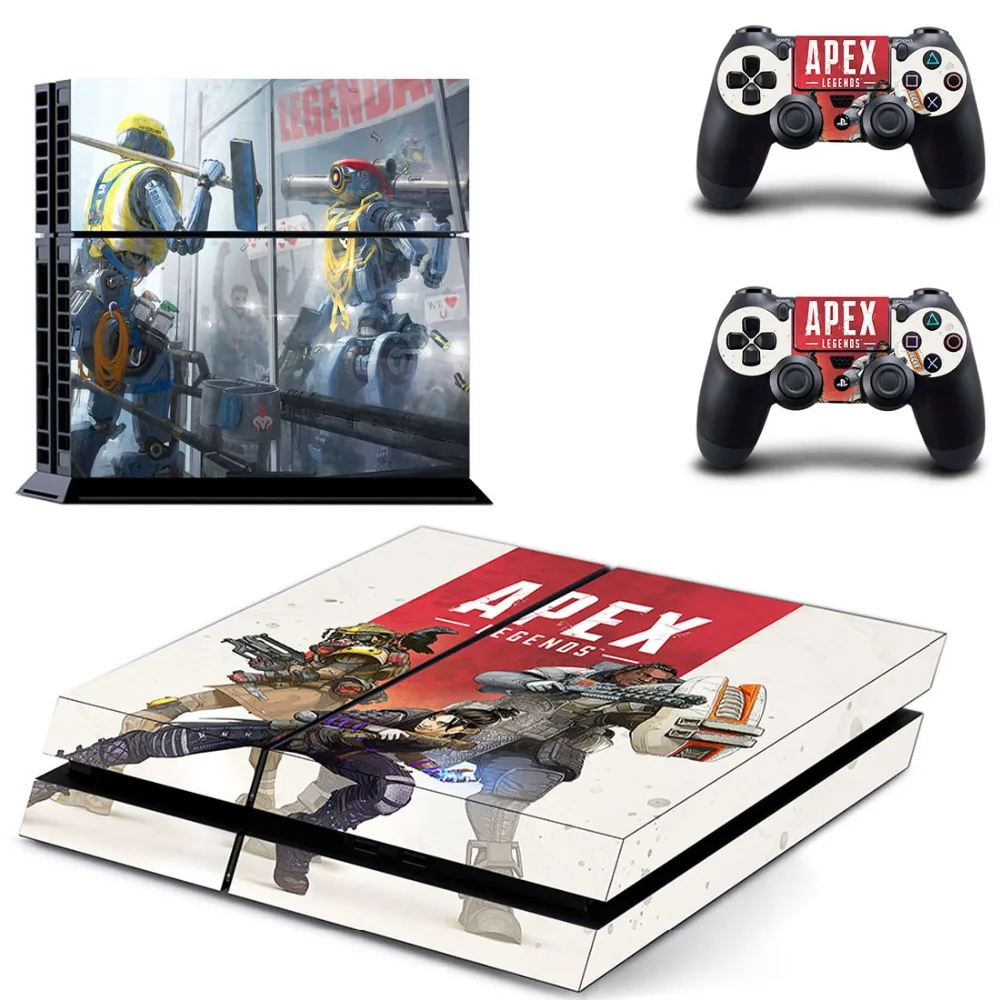 Apex legends наклейка для PS4 консоль и наклейка на контроллер для sony playstation 4 консоль и два контроллера