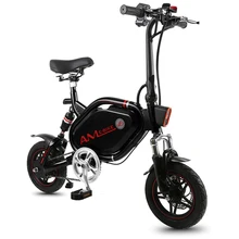 12 inch mini electric bicycle 48V Ebike 500w rear wheel drive motor Anti theft security city