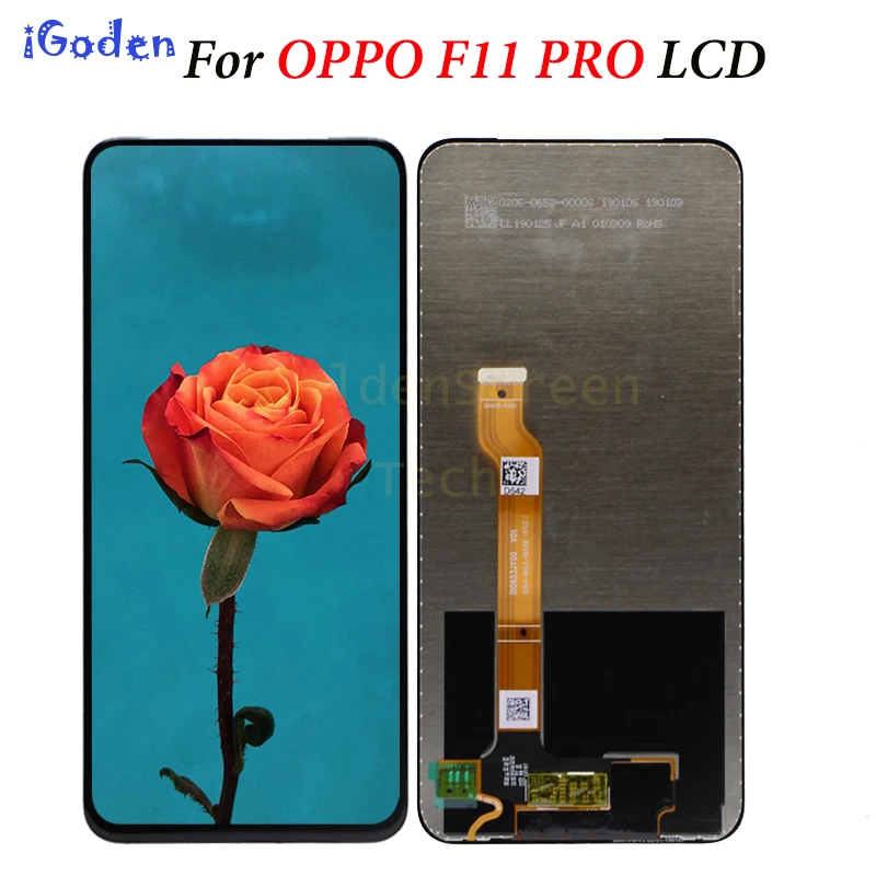 

For OPPO F11 Pro LCD Screen Display Touch Panel For OPPO F11 Pro CPH1969 LCD Display Digitizer Replacement