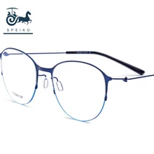 B титановые оправы 28612 для женщин famale оправа полуоправы очки близорукость очки для чтения Ультралегкая оправа очки speiko