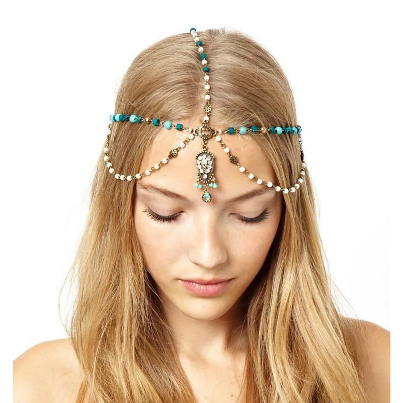 Hair decoration hair band head dress headbands fashion indian boho