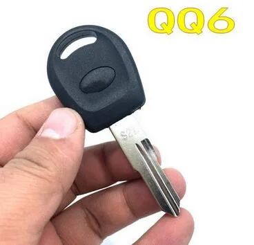 Резервный транспондер ключ оболочки чехол для Chery QQ QQ3 QQ6 Cowin цельный брелок ключ крышка пустой с логотипом - Количество кнопок: QQ6