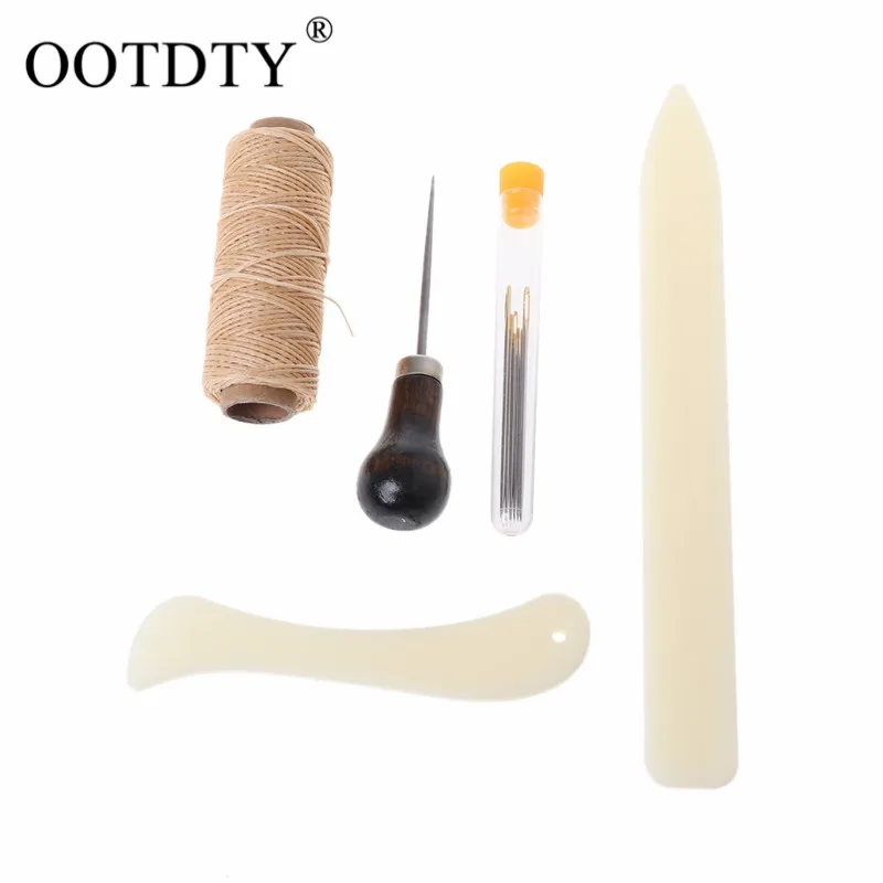

New 11 Pieces Bookbinding Kit Starter Tools Set Bone Folder Paper Crafts Sewing 2018