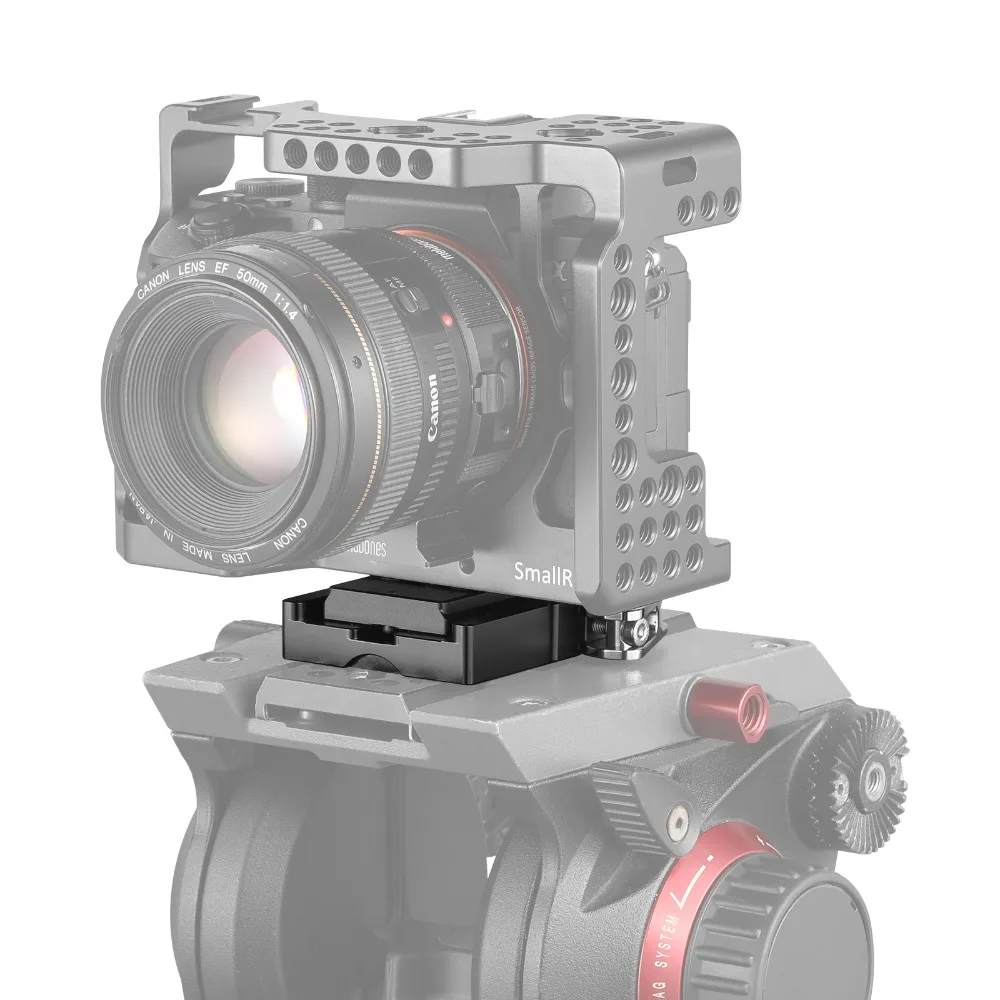 Быстросъемный зажим и пластина SmallRig (для Arca Swiss) с 1/4 3/8 резьбовыми отверстиями для
