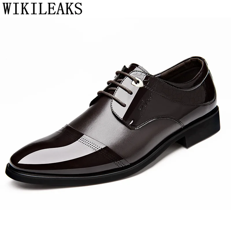 

oxford shoes for men Patent leather crocodile shoes mens shoes formal dress shoes men italian brand erkek ayakkabi buty meskie