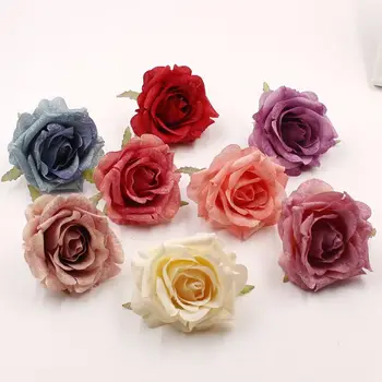 

20 pcs Artificial Plants for Christmas Party Supplies Home Garden Decoration Accessories Fake Flower Diy Gifts Silk Rose Garland