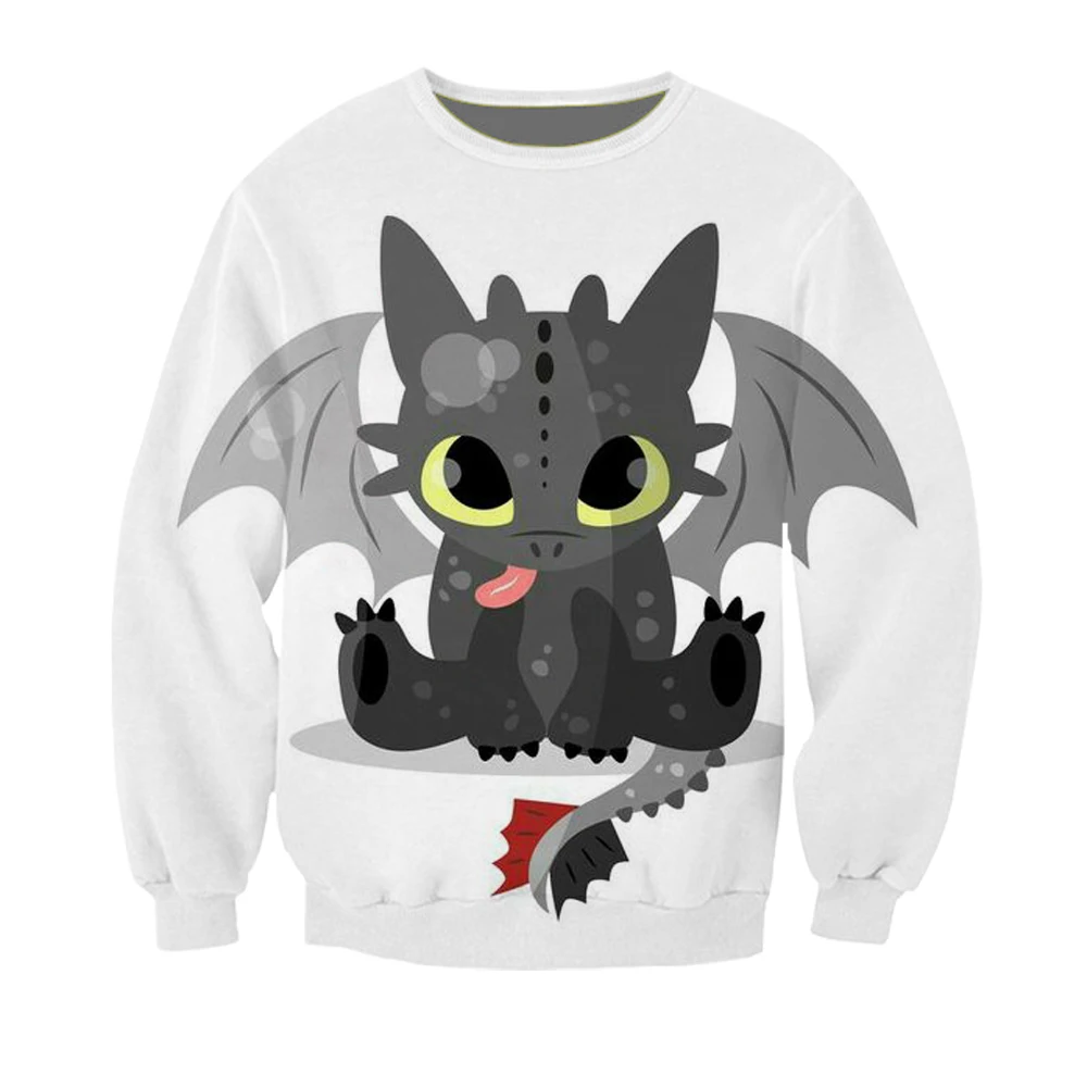 

Cartoon Chimuelo Sweatshirt Women Men kids teens couple spring Kawaii tops Streetwear Sweatshirt graphic harajuku Cute Pullovers
