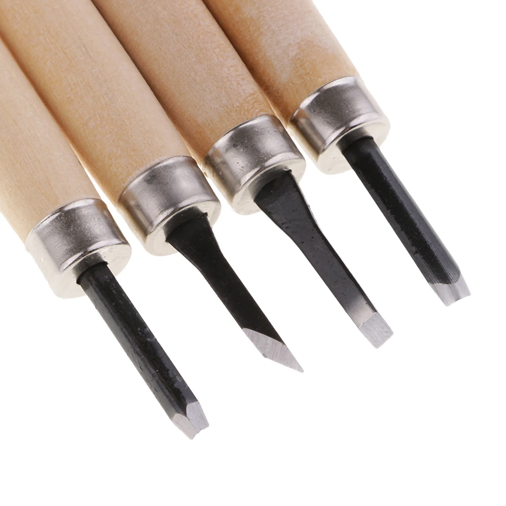 14 Pieces/Set Rubber Stamp Carving Block Kit DIY Crafts CHISELS CUTTING MAT INK PAD STAMPING TEMPLATE TRACING PAPER