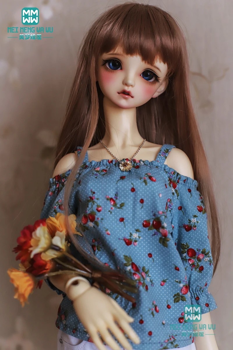 Одежда для куклы BJD 1/3 DD SD10 модная темпераментная винно красная клетчатая рубашка