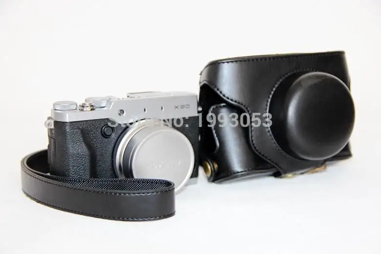 Винтажный чехол для видеокамеры, сумка для Fuji Fujifilm X30, защитная сумка с ремешком