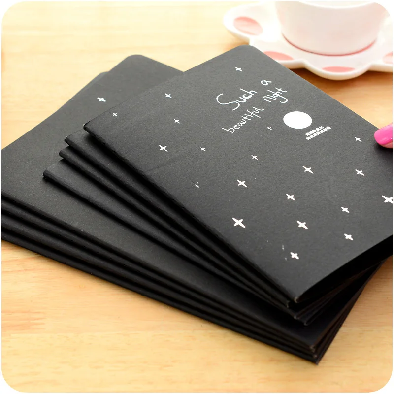 

Hot Sketchbook Diary drawing Painting graffiti black paper A6 A5 27 sheets ketch book notebook School Supplies as gift