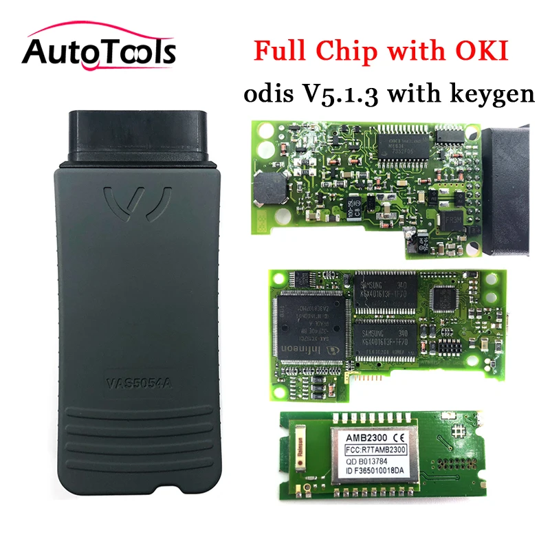 

Original VAS5054 OKI with Keygen VAS5054A Bluetooth v4.0 ODIS V5.1.3 For VW/AUDI/SKODA/SEAT for vag car code reader