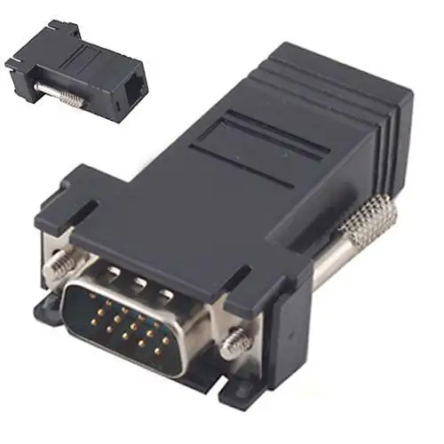 VGA Extender Мужчина к LAN CAT5 CAT6 RJ45 женский сетевой кабель Adapter Kit оптовая продажа