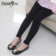 Little Girls Pants Pure Color Leggings Spring Autumn 2017 Toddler Pencil Pants 2 12 Years Children