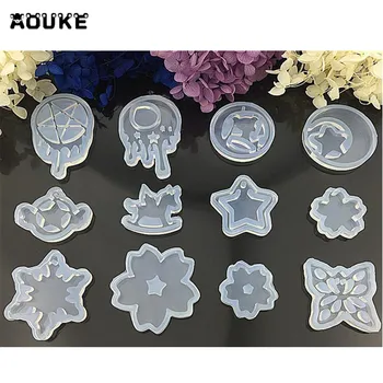 

Many kinds Shape Geometric Jewelry Mold Pendant Silicone Molds Ornament Molds Resin Craft Making DIY Hand Craft Decoration Tools