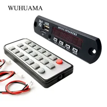 5 в 12 В Автомобильный Bluetooth 4,2 микрофон MP3 декодер плата декодирования плеер модуль радио USB/TF ЖК-экран пульт дистанционного управления FM наушники