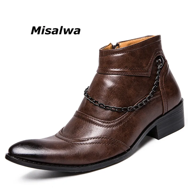 mens cap toe dress boots