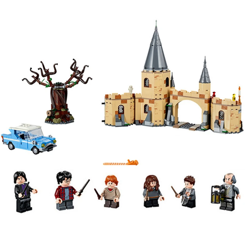 Movie Series Herry Potter Hogwarts Castle with Legoingly Building Blocks Bricks Kits Compatible With legly