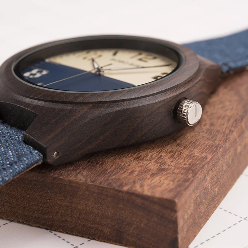 BOBO BIRD Wood Watch Men Women Lover Quartz Movement Wristwatch Causal Sport Stylish Timepiece Gift to Boy friend Girl friend