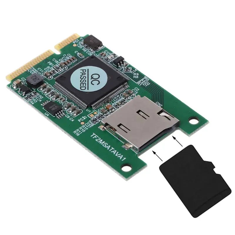 Micro SD TF карта для мини PCI-E mSATA SSD твердотельный накопитель адаптер конвертер для ПК компьютер ноутбук аксессуары