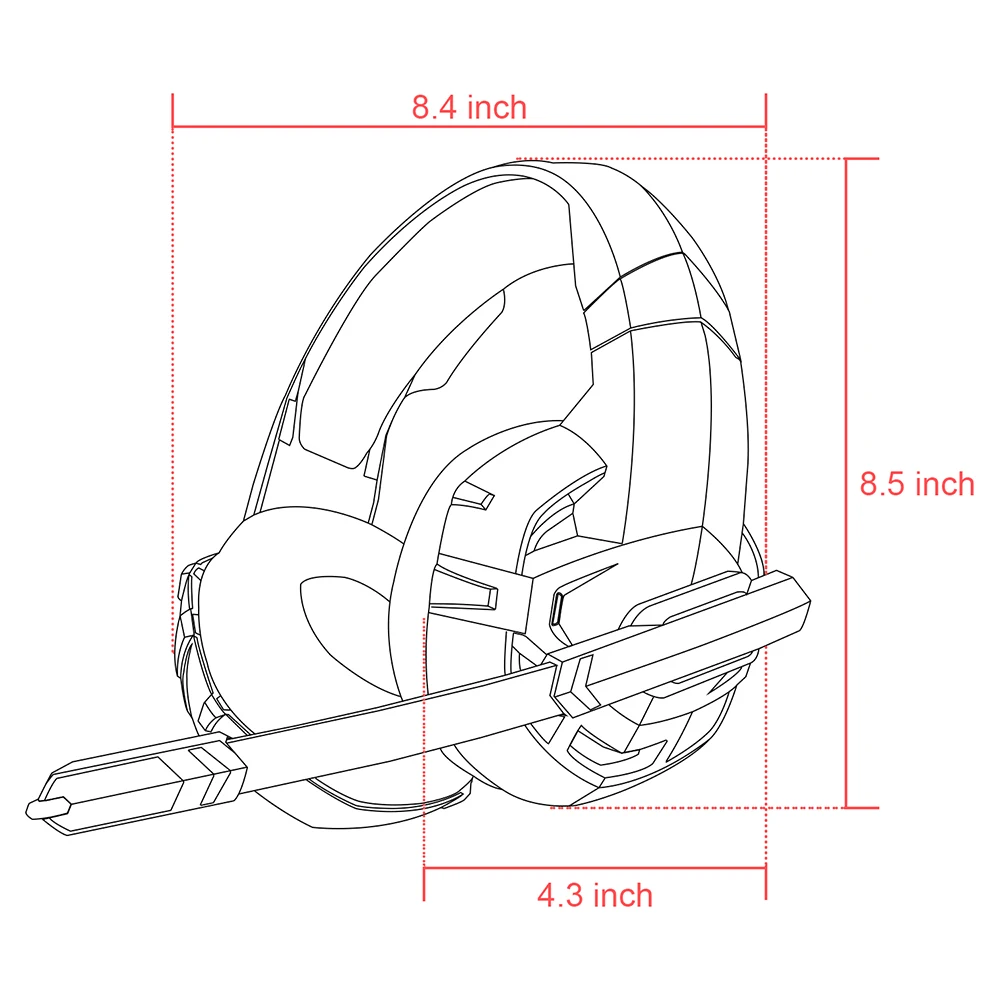 Onikuma K2A игровая гарнитура PS4 проводные стерео игровые наушники Casque Gamer гарнитура с микрофоном для компьютера, ноутбука, телефона светодиодный фонарь