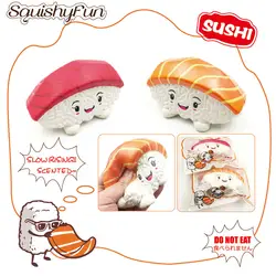 Squishy суши замедлить рост Еда Kawaii Оптовая Squishies миниатюрный Еда игрушки для Кухня Детские Рождественские подарки гаджеты Jumbo