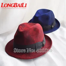 Зимние шерстяные фетровые шляпы федоры для мужчин Chapeau Masculino модные панама джаз шляпа PWFE005