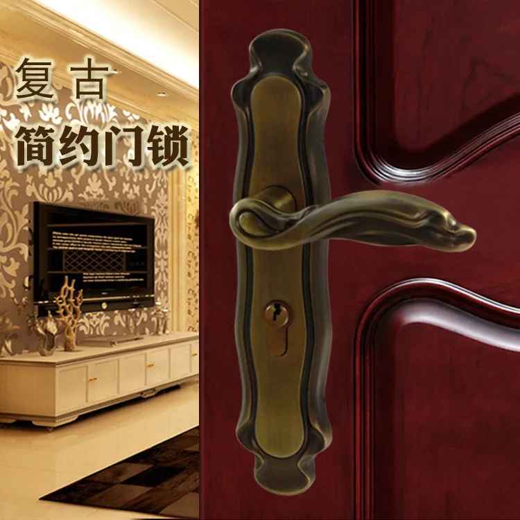 

Fechadura Digital Padlock Free Shipping Selling Zinc Alloy Door Locks Household Interior Lock The Bedroom Mute Type Of Europe