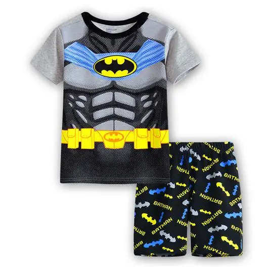 NEW Children Pajamas Set Cartoon Cotton Pants Short-sleeve Kid`s Clothing Casual Nightwear Anime Home Wear Baby Clothes