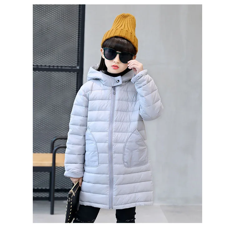 hooded children thick down coat winter 2017 long warm jacket for girls kids coats for little big girl outerwear clothing 8 10 12 years  (7)