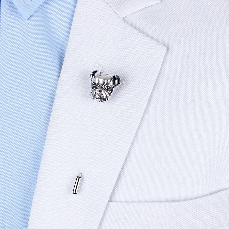 Брошь на булавке HAWSON с изображением мопса милая аниме брошь лацкан для детей