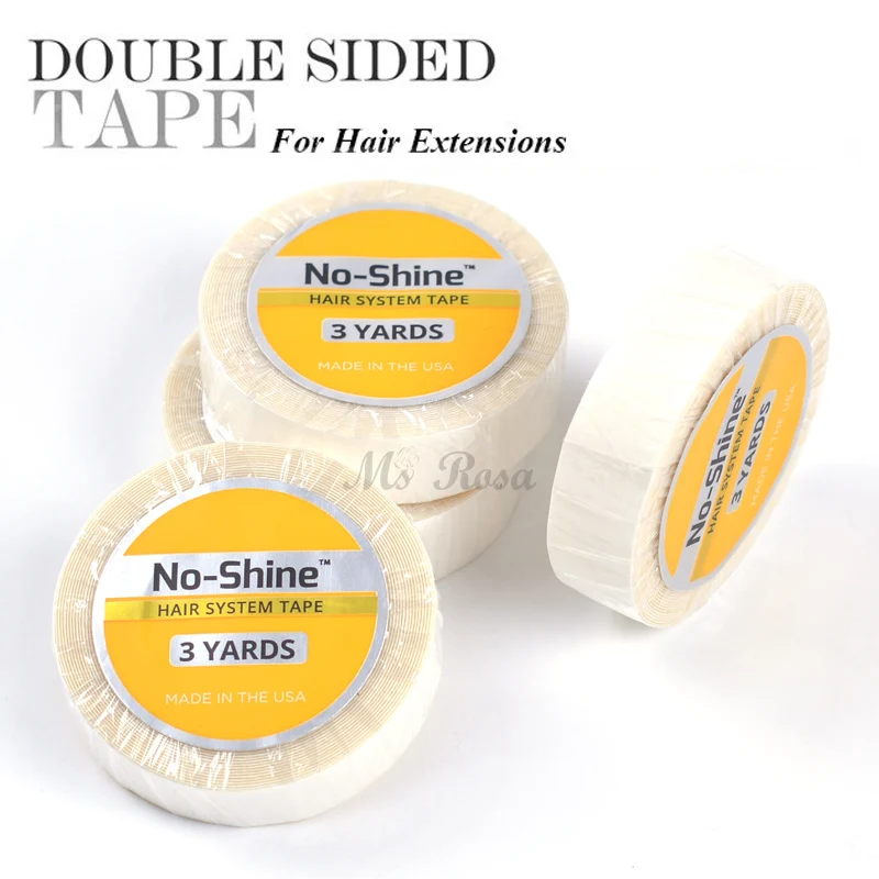 20pcs 1.27cm*3Yard Hair Adhesive Tape Lace Wig Tape And Glue Double Sided Tape For Hair Extensions