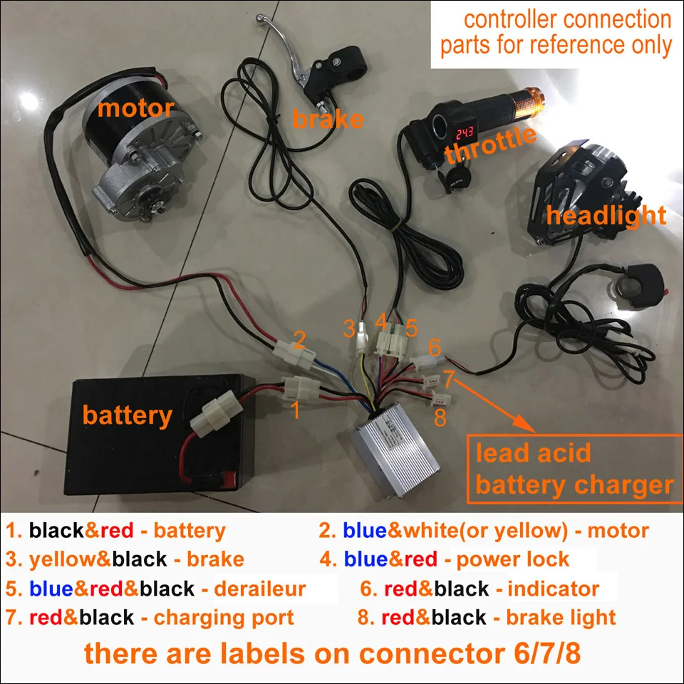 Clearance 450W Electric Bicycle Cheap Motor Kit Easy To DIY E-bike Economic Ebike Conversion Kit Electric Bike Side Mounted Motor Design 19