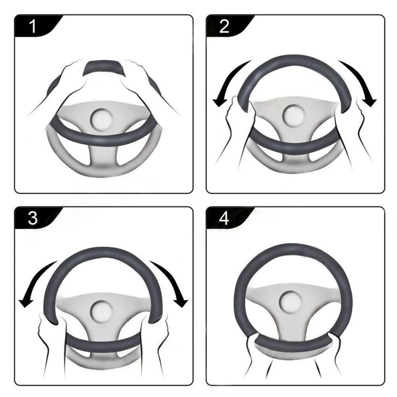 Универсальный Автомобильный руль крышка 38 см автомобиль-Стайлинг Спорт Авто Рулевое колесо Чехлы Нескользящие автомобильные аксессуары
