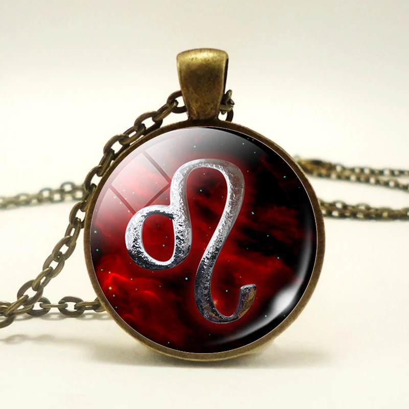 

12 Constellation Design Zodiac Sign Horoscope Astrology Pendant Necklace for Women Men