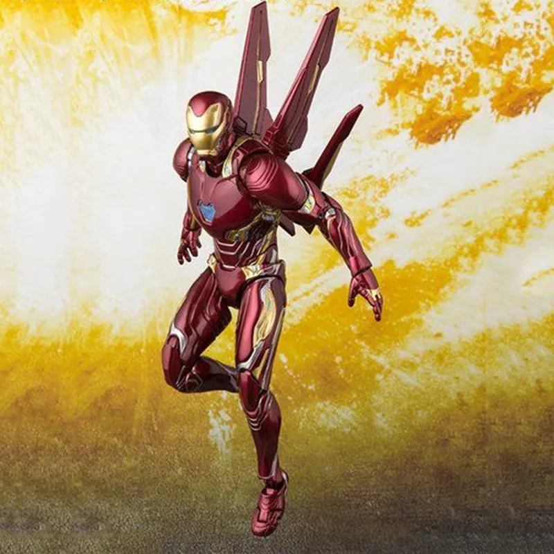 

Iron Man MK50 Super Hero action toy movable The Avengers 16cm PVC collectible kids gifts model toys